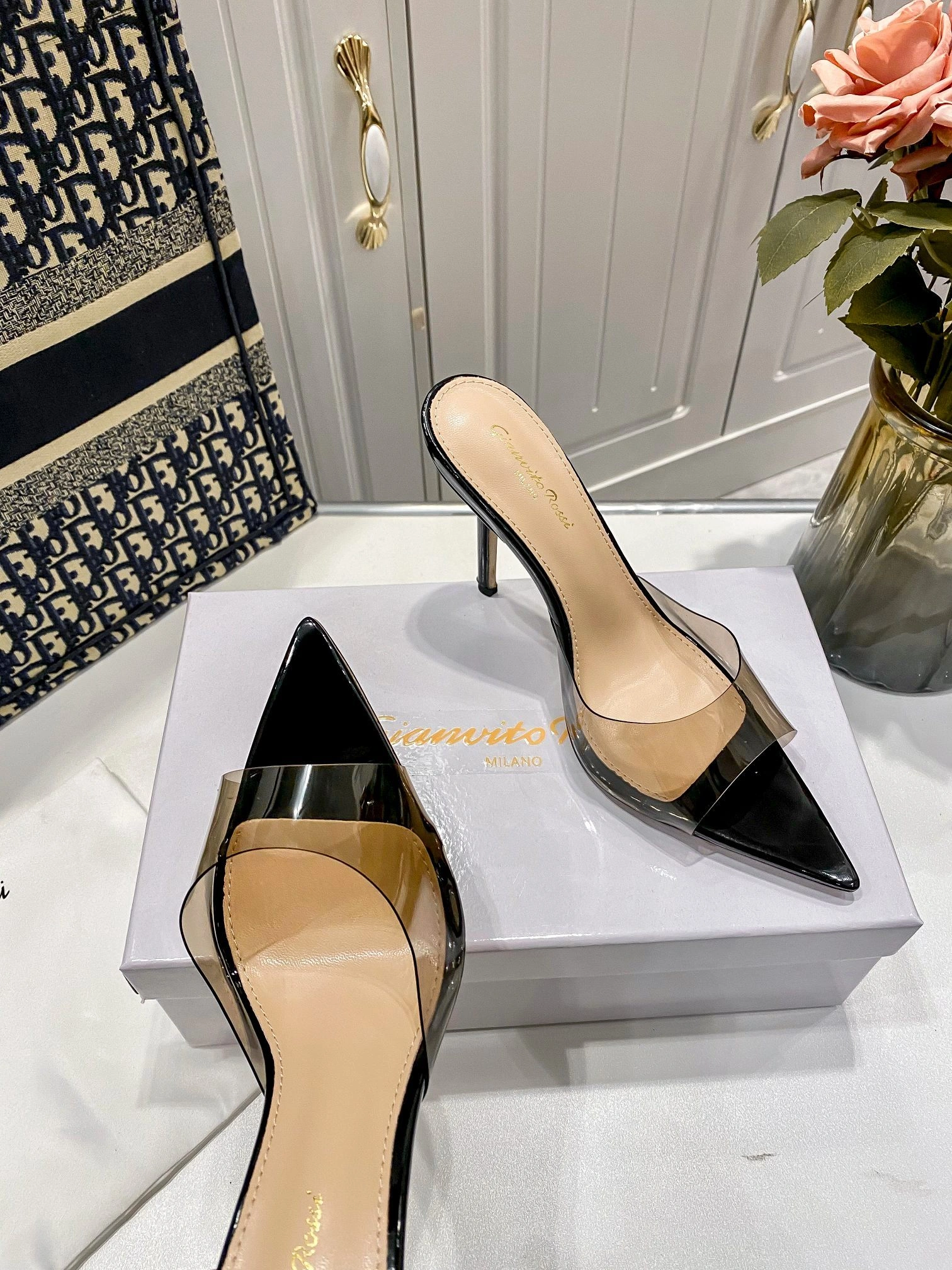Other brands G11050.85RIC.GSVFUNE Heel height：10CM item:ET-X234E0817W